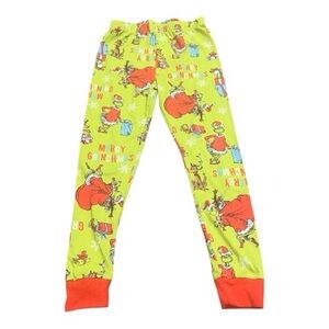 Komar Kids Dr. Seuss The Grinch Merry Grinchmas Pajama Pants Green Size 10
